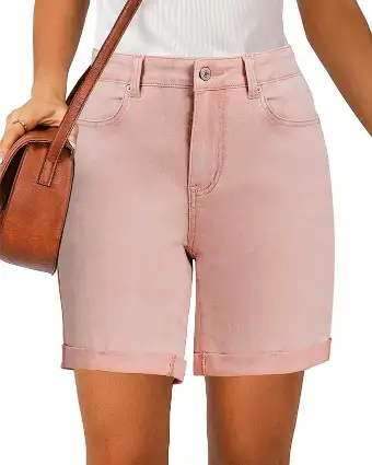 luvamia Jean Shorts for Women High Waisted