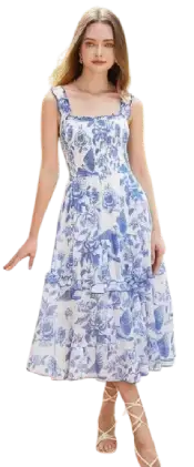 scarlet darkness floral dress