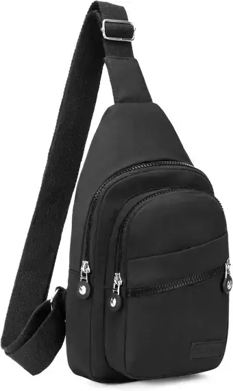 Banelu Store Small Sling Backpack Crossbody Sling Bag, Chest Bag Daypack Fanny Pack Cross Body Bag for Outdoors Hiking Traveling