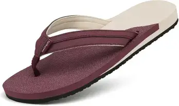 ChayChax Womens Two-Tone Flip Flops