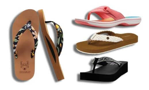 Cute Flip Flops to Wear with Summer Dresses