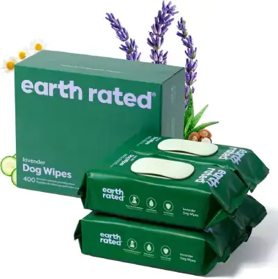 Earth Rated Dog Wipes, Hypoallergenic