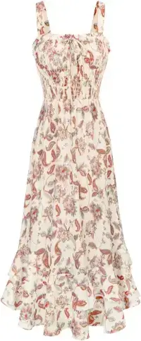 GRACE KARIN Women's 2025 Summer Floral Boho Dress (1)