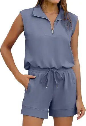 Glamaker Two Piece Summer Short Sets Lounge Sweatsuits