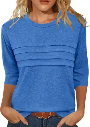 JomeDesign 3_4 Sleeve Tunic Top