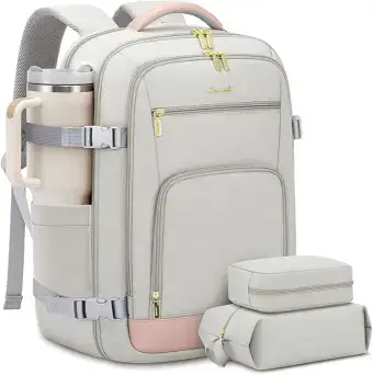 LOVEVOOK Travel Backpack For Women, 40L Carry On Backpack Flight Approved,