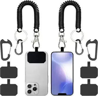 Phone Tether Lanyard with Safety Clip