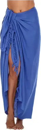 SHU-SHI Sarong Wraps for Women Beach Cover Up Skirt Swimsuit Wrap Pareo Coverups