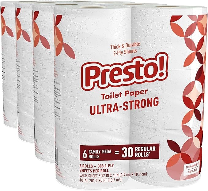 Brand Presto Toiiet Paper