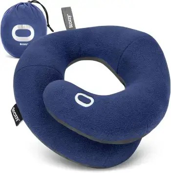 BCOZZY Travel Neck Pillow, cooling travel pillows