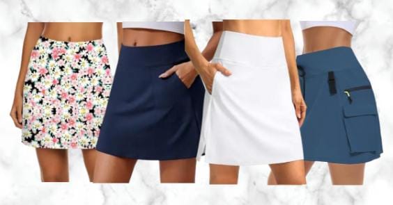 Best Athletic Skorts & Travel Skorts