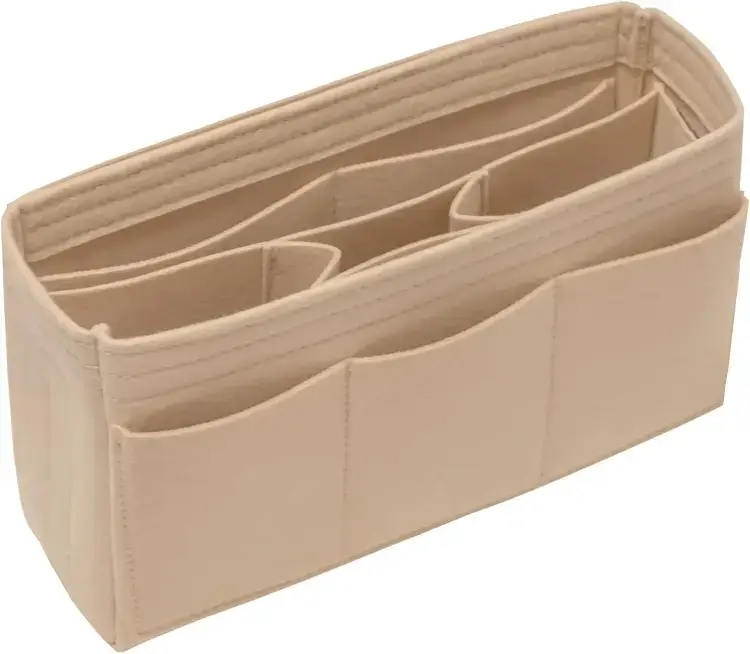DailyPlus Purse Organizer Insert Felt Bag