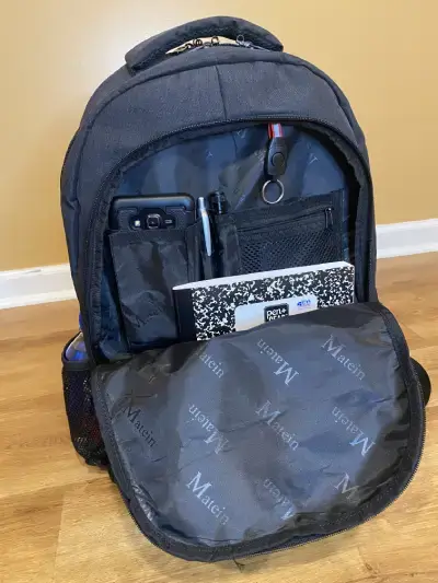 Front compartment, Matein Travel Laptop Backpack Review