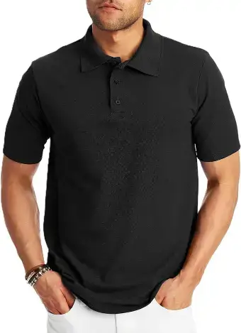 Hanes Men’s X-Temp Short Sleeve Polo Shirt,