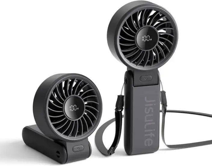 JISULIFE Handheld Fan, Travel Tech Essentials