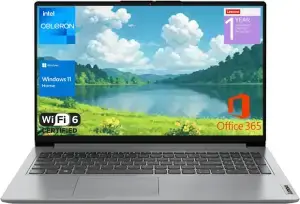 Lenovo IdeaPad 1 Home Laptop, 15.6" FHD Display,