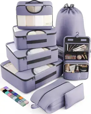 Veken 8 Set Packing Cubes for Travel Essentials (1)