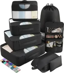 Veken 10 Set Packing Cubes for Travel , Best Packing Cubes For Travel