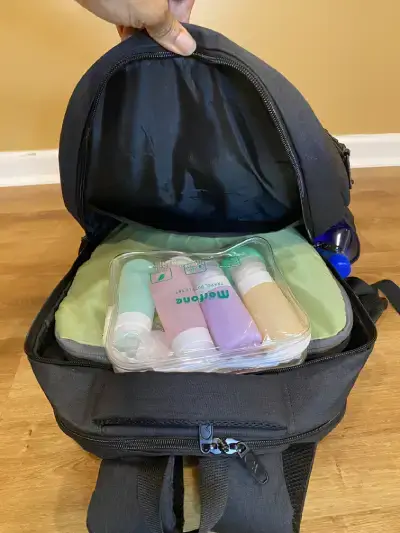 main compartment packed, Matein Travel Laptop Backpack Review