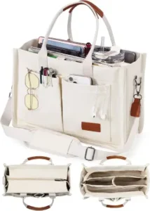FIORETTO Canvas Tote Bag, Teacher Tote Bags