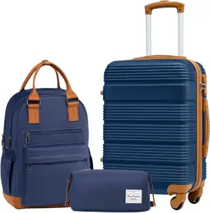 LONG VACATION 3 Piece Carry On Luggage