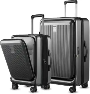 LUGGEX Carry on 2 Piece Luggage with Spinner Wheels