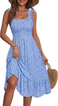 ZABERRY Womens Summer Midi Dress