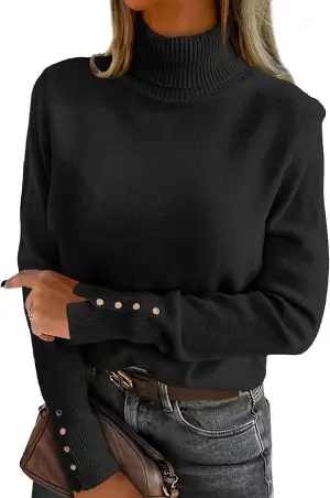 ANRABESS Turtleneck Sweaters