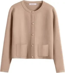 ANRABESS Women Striped Cardigan