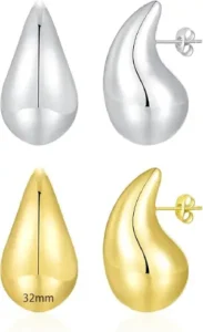 Apsvo Chunky Gold Hoop Earrings
