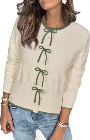 Arach&Cloz Bow Sweaters