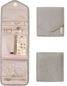 BAGSMART Travel Jewelry Organizer Case