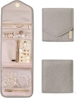 BAGSMART Travel Jewelry Organizer Case