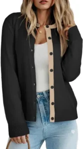 Dokotoo  Wool Button Down Lightweight Cardigans
