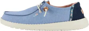 Hey Dude Women's Wendy Chambray Boho, Boat Shoes for Travel