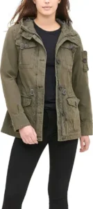 Levi's Women's Lightweight Cotton Military Jacket 