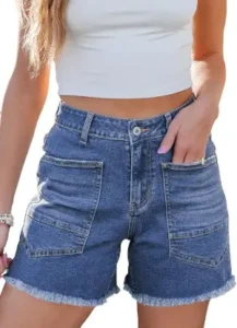 Sidefeel Womens Jean Shorts