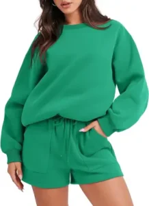 ANRABESS 2-Piece Sweat Short Set