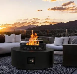 3-Piece Outdoor Fire Pit Table